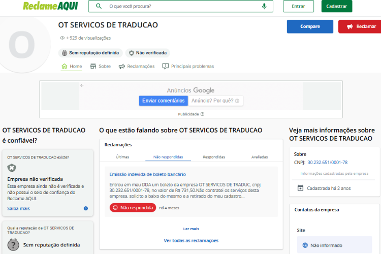 One Translations Reclame Aqui Avaliação da One Translations no Reclame Aqui.